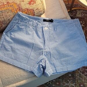 Polo by Ralph Lauren, size 6, blue and white pinstripe seersucker shorts